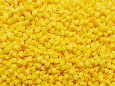 IQF Diced Yellow Peaches