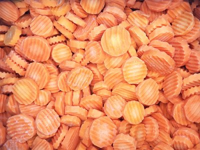 IQF Wave Carrot Sliced