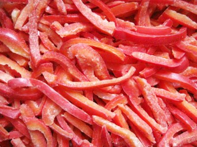 IQF Red Pepper Strips
