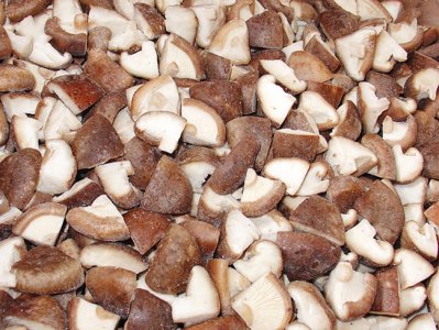 IQF Shiitake Mushroom Quarters